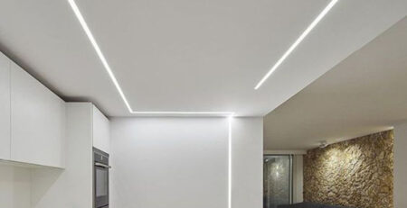 trần thạch cao thẳng